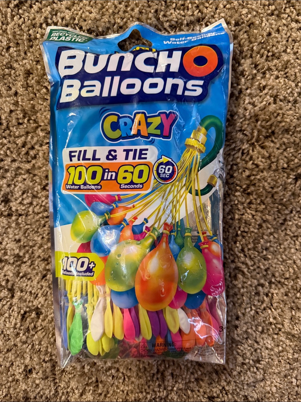 Crazy Fill & Tie Water Balloons - Multicolor